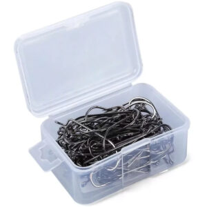 Αγκίστρια ψαρέματος FH080-N15-100JZ, με θήκη, No15, 100τμχ 4 100τμχ