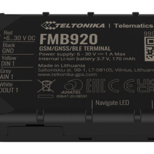 TELTONIKA GPS Tracker αυτοκινήτου FMB920AE5M01, GSM/GPRS/GNSS, Bluetooth 4 FMB920AE5M01 3