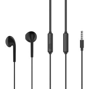 CELEBRAT earphones με μικρόφωνο G12, 3.5mm σύνδεση, Φ14.2mm, 1.2m, μαύρο 2 3.5mm σύνδεση
