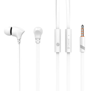 CELEBRAT earphones με μικρόφωνο G3, 3.5mm σύνδεση, Φ10mm, 1.2m, λευκά