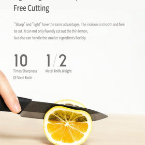 MIJIA σετ 4 μαχαιριών HU0010, κεραμικά, μαύρο 3 μαύρο