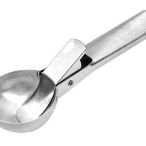 Κουτάλι σερβιρίσματος παγωτού HUH-0023, ανοξείδωτο, 18 x 5cm, ασημί 1 Κουτάλι σερβιρίσματος παγωτού HUH-0023