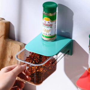 Δοχείο αποθήκευσης μπαχαρικών HUH-0053, με κουταλάκι, 420ml, γαλάζιο 4 γαλάζιο