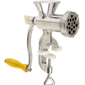 Χειροκίνητη κρεατομηχανή No.5 HUH-0063, μεταλλική, 15 x 25cm 1 Χειροκίνητη κρεατομηχανή No.5 HUH-0063