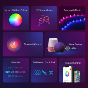 SONOFF smart LED καλωδιοταινία L2-LITE-5M, RGB, WiFi & BT, 5m 3 WiFi & BT