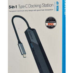 ORICO docking station MDK-5P, 5 θυρών, USB-C σύνδεση, 4K, μαύρο 4 4K