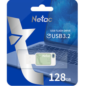 NETAC USB Flash Drive UA31, 128GB, USB 3.2, πράσινο 2 128GB