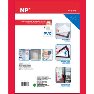 MP αυτοκόλλητη θήκη ανακοινώσεων A4 PA148 με μαγνητικό πλαίσιο