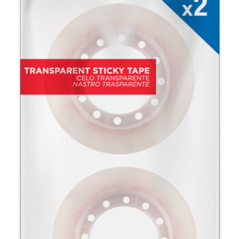 MP κολλητική ταινία PA500, διάφανη, 18mm, 30m, 2τμχ 2 διάφανη