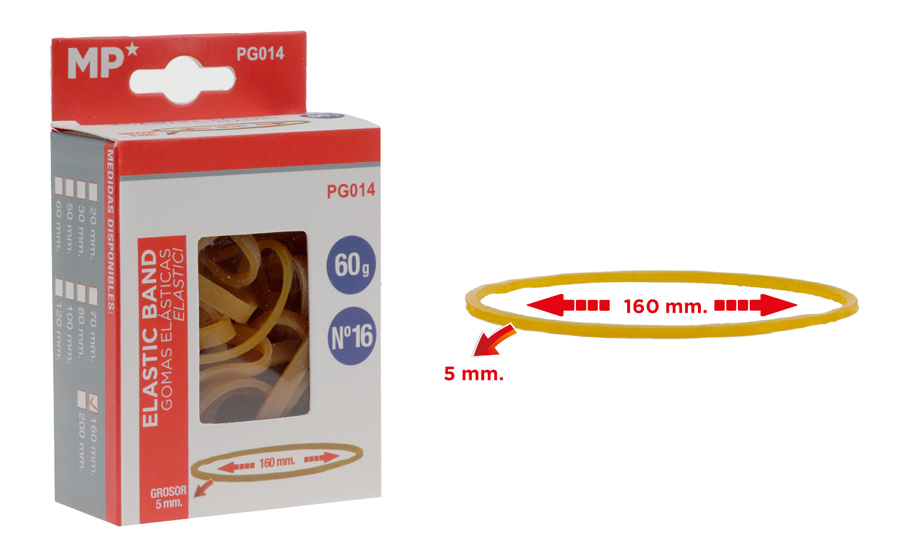 MP λαστιχάκια συσκευασίας PG014 σε κουτί MP λαστιχάκια συσκευασίας PG014 σε κουτί