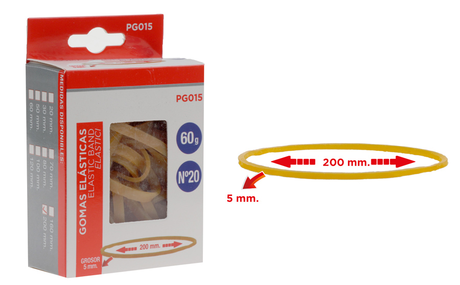 MP λαστιχάκια συσκευασίας PG015 σε κουτί MP λαστιχάκια συσκευασίας PG015 σε κουτί