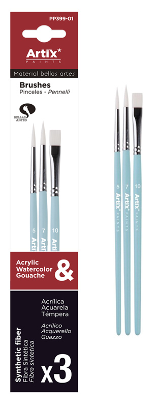 ARTIX PAINTS σετ πινέλων ζωγραφικής PP399-01 ARTIX PAINTS σετ πινέλων ζωγραφικής PP399-01