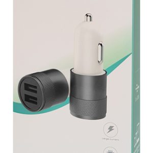 POWERTECH φορτιστής αυτοκινήτου PT-798, 2x USB, 2.1A, γκρι 3 PT 798 1