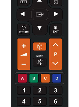 POWERTECH Τηλεχειριστήριο PT-834 για τηλεοράσεις Samsung