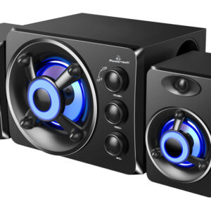 POWERTECH ηχεία Crystal sound PT-841, 2.1, 5W + 2x 3W, 3.5mm, μαύρα 1 POWERTECH ηχεία Crystal sound PT-841