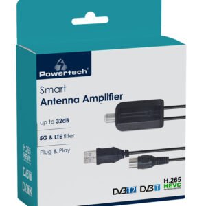 POWERTECH ενισχυτής κεραίας PT-993, 5G & LTE, 32dB 2 5G & LTE