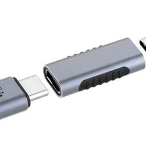 POWERTECH αντάπτορας USB-C θηλυκό σε USB-C θηλυκό PTH-060, γκρι 2 γκρι