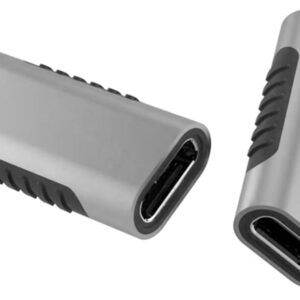 POWERTECH αντάπτορας USB-C θηλυκό σε USB-C θηλυκό PTH-060, γκρι 1 POWERTECH αντάπτορας USB-C θηλυκό σε USB-C θηλυκό PTH-060
