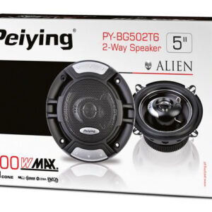 PEIYING Σετ ηχείων αυτοκινήτου PY-BG502T6, 100W, 2 δρόμων, 5", μαύρο 3 2 δρόμων