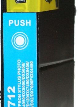 Συμβατό InkJet για Epson No 712, 13ml, κυανό