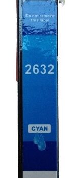 Συμβατό Inkjet μελάνι για Epson, T2632, κυανό