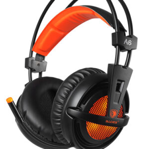 SADES Gaming Headset A6, multiplatform, USB, LED, μαύρα 1 SADES Gaming Headset A6