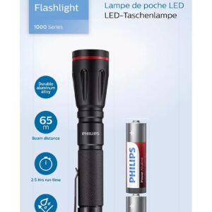 PHILIPS φορητός φακός LED SFL1001P-10, 1000 series, 160lm, μαύρος 2 1000 series