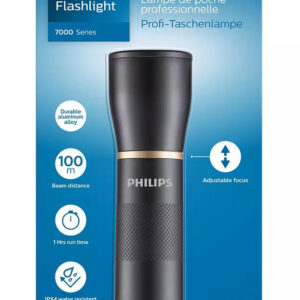 PHILIPS επαγγελματικός φακός LED SFL7000T-10, 7000 series, 400lm, μαύρος 2 7000 series
