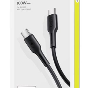 USAMS καλώδιο USB Type-C U43, 5A 100W, PD, 1.2m, μαύρο 3 PD