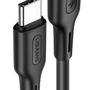 USAMS καλώδιο USB Type-C U43, 5A 100W, PD, 1.2m, μαύρο 1 USAMS καλώδιο USB Type-C U43