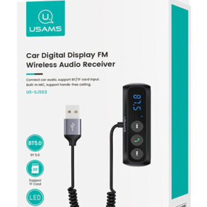 USAMS audio receiver αυτοκινήτου US-SJ503, FM display, wireless, BT, SD 3 wireless