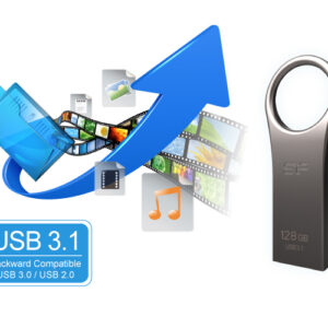 SILICON POWER USB Flash Drive Jewel 80, 16GB, USB 3.2, ασημί 4 SP016GBUF3J80V1T 2