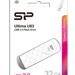 SILICON POWER USB Flash Ultima U03, 32GB, USB 2.0, λευκό 3 SP032GBUF2U03V1W 1