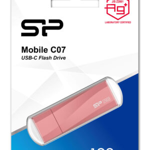 SILICON POWER USB-C Flash Drive Mobile C07, 128GB, USB 3.2, ροζ 4 ροζ