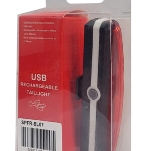 Οπίσθιος φωτισμός BL07, επαναφορτιζόμενος, 100Lm, 500mAh 3 100Lm