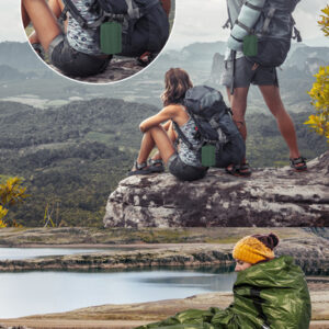 Θερμική κουβέρτα επιβίωσης SUMM-0006, 120 x 120cm, πράσινη 2 120 x 120cm