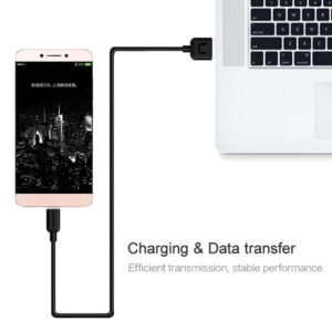 USAMS καλώδιο USB σε USB-C US-SJ099 U-Turn, 10.5W, 1m, μαύρο 4 μαύρο