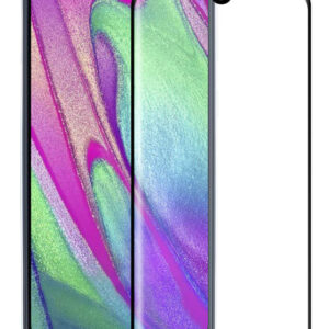POWERTECH Tempered Glass 5D Full Glue, Samsung A40 SM-A405F/DS, μαύρο 1 TGC 0330
