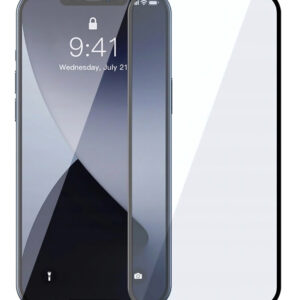 POWERTECH Tempered Glass 5D, full glue, iPhone 12 Pro Max, μαύρο 1 POWERTECH Tempered Glass 5D