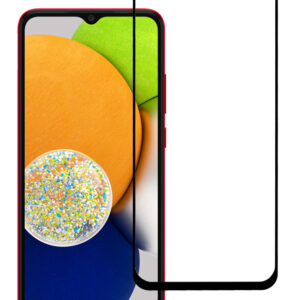 POWERTECH tempered glass 5D TGC-0574, Samsung A03, full glue, μαύρο 1 POWERTECH tempered glass 5D TGC-0574