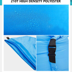 Φουσκωτό στρώμα lazy bag TMV-0028 με τσάντα μεταφοράς, 230x70cm, μπλε 3 μπλε