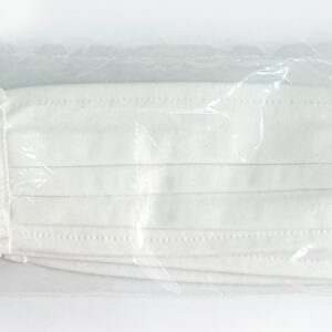 Μάσκα προστασίας βαμβακερή TMV-0033, επαναχρησιμοποιούμενη, λευκή, 3τμχ 2 επαναχρησιμοποιούμενη