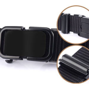 Ζώνη στρατιωτικού τύπου TMV-0045, ρυθμιζόμενη, 3.4 x 120cm, μαύρη 3 3.4 x 120cm