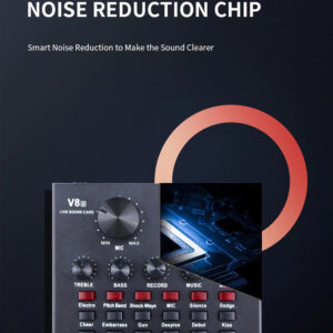 Κονσόλα με επαγγελματικό πυκνωτικό μικρόφωνο V8-CONT-SET, μαύρο-χρυσό 4 V8 CONT SET 3