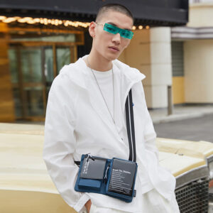 SUPER FIVE τσάντα ώμου XB00118-BL, μπλε 3 XB00118 BL 1