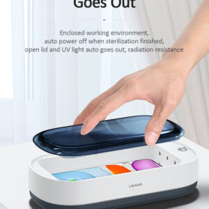 USAMS UV αποστειρωτής κινητών, US-ZB150, λευκός 3 λευκός