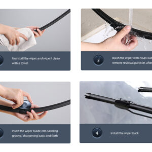 USAMS επισκευαστής μάκτρων υαλοκαθαριστήρων αυτοκινήτου US-ZB246, γκρι 4 ZB246XFQ01 3