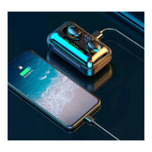 1+1 Δώρο – Smartwatch με Ελληνικό Μενού, Bluetooth Κλήσεις, Μέτρηση οξυγόνου & παλμού, Αδιάβροχο IP67, Μαύρο & Ακουστικά Bluetooth F9+5C Μαύρα 7 asirmata akoustika bluetooth me vasi fortisis TWS BT F9 5c2