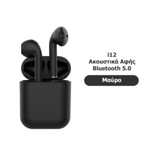 Haylou RS4 Plus Smartwatch (Black) και Δώρο Ασύρματα Ακουστικά Bluetooth Black 3 i12black