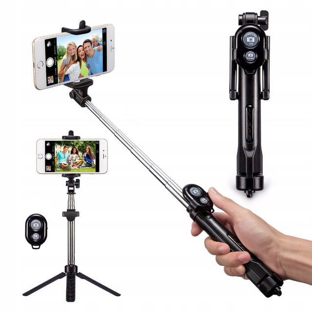 SELFIE-BLUETOOTH-MONOPOD-MOUNT-BLACK-34193_2 SELFIE BLUETOOTH MONOPOD MOUNT BLACK 34193 2